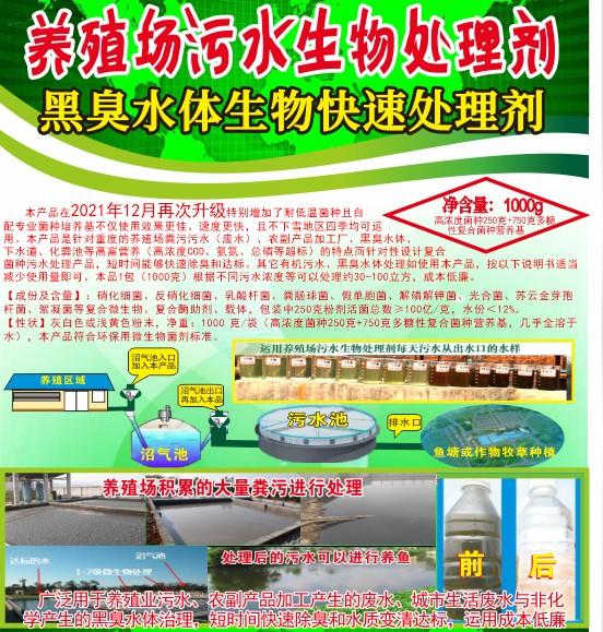 市場上常用的微生物處理廢水與黑臭水體的兼氧性復合菌種.jpg